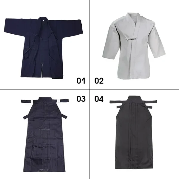 Kendo Uniforms Martial Arts Clothing Kendo Aikido Hapkido Martial Arts Suit Men Women Hakama Aikido Uniforme Kung Fu Taekwondo - Image 11