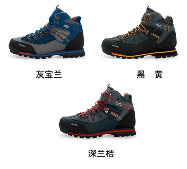 Men's Sneakers Waterproof Hiking Boots Outdooor Autumn Winter Trekking Mountain Shoes Keep Warm Ankle Boots Tenis Masculino - Image 10